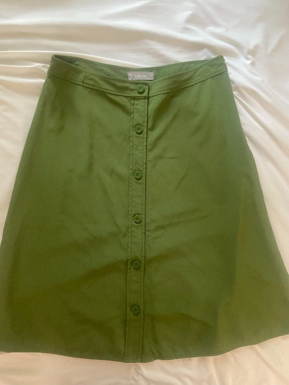 Lovely Green Everlane Skirt